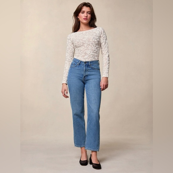 ROUJE Paris Marais Jeans in Indigo Double stone (Rouje size) 31 New with tags! - Picture 1 of 9